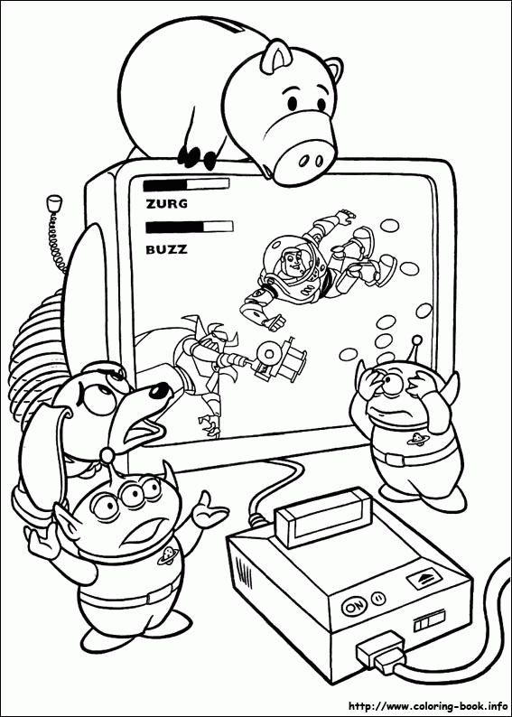 Toy Story kolorowanki
